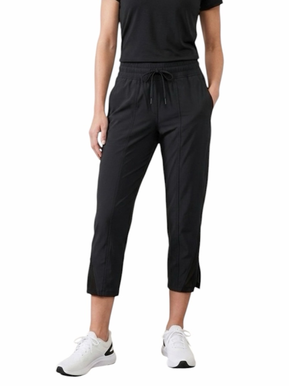 Lululemon | Women’s Black Beyond The Studio Crop Pants Size 8